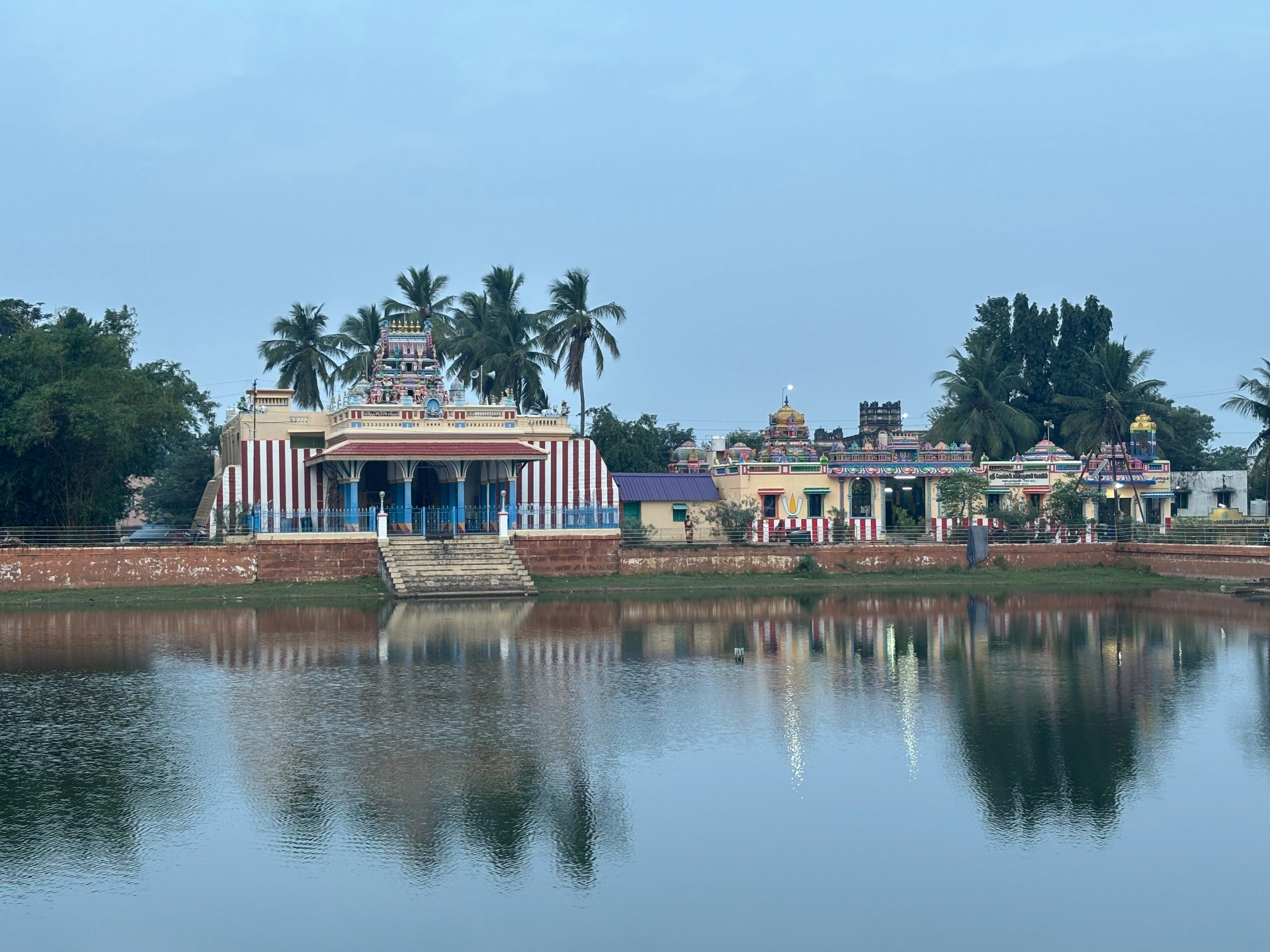 Srirangam and Rockfort Sacred Temple Tank in Trichy